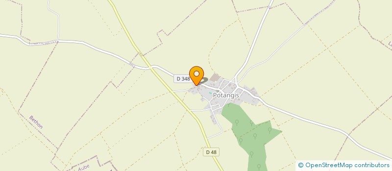 localisation de l'entreprise MONSIEUR DANIEL MELINE  POTANGIS