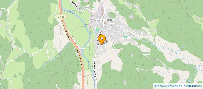 localisation de l'entreprise MONSIEUR DANIEL MELINE  VECOUX