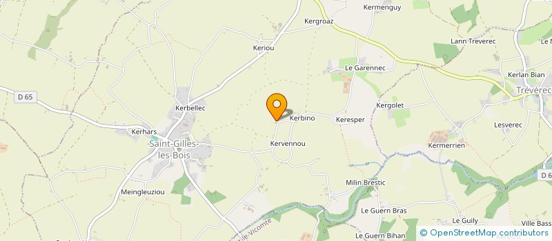 localisation de l'entreprise MONSIEUR DANIEL MELLIN  SAINT-GILLES-LES-BOIS