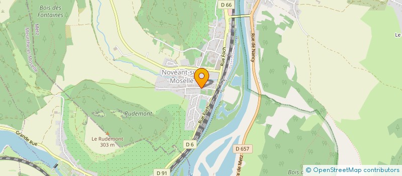 localisation de l'entreprise MONSIEUR DANIEL MELLINGER  NOVEANT-SUR-MOSELLE