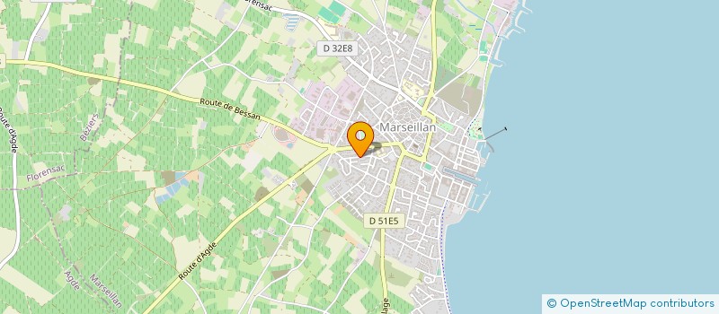 localisation de l'entreprise MONSIEUR DANIEL MELLOT à MARSEILLAN