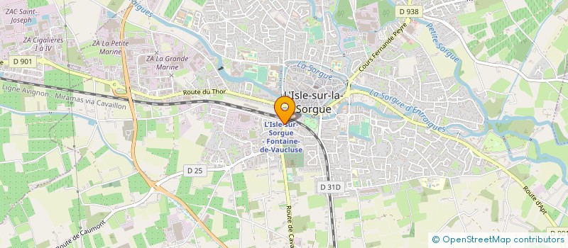 localisation de l'entreprise MONSIEUR DANIEL MELOTTO à L'ISLE-SUR-LA-SORGUE