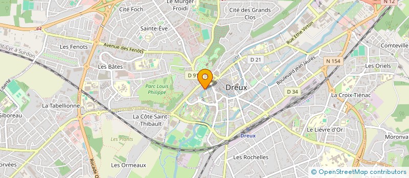 localisation de l'entreprise MONSIEUR DANIEL MELUN à DREUX