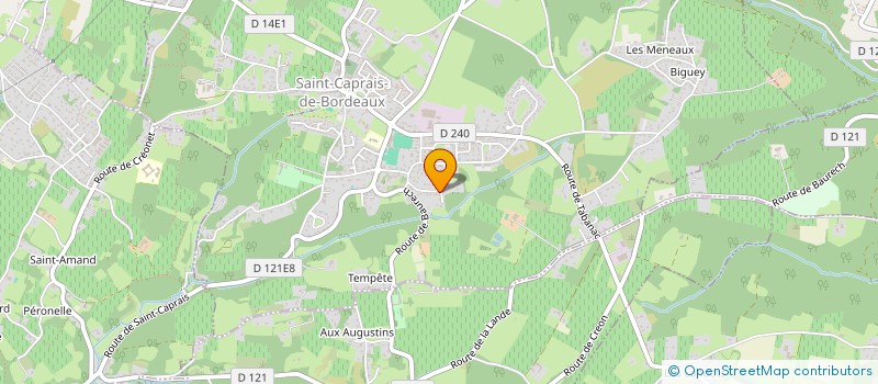 localisation de l'entreprise MONSIEUR DANIEL MENACHO BEUZEVILLE  SAINT-CAPRAIS-DE-BORDEAUX