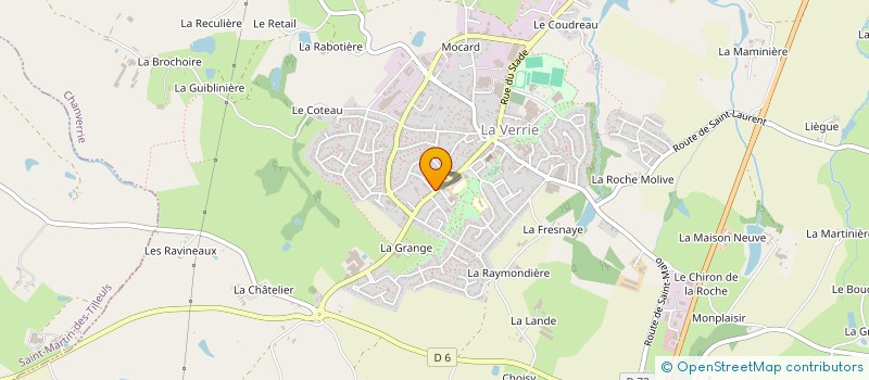 localisation de l'entreprise MONSIEUR DANIEL MENANTEAU  CHANVERRIE