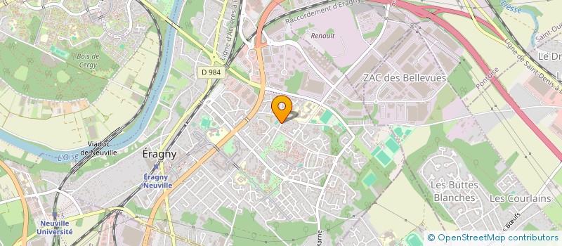 localisation de l'entreprise MONSIEUR DANIEL MER  ERAGNY