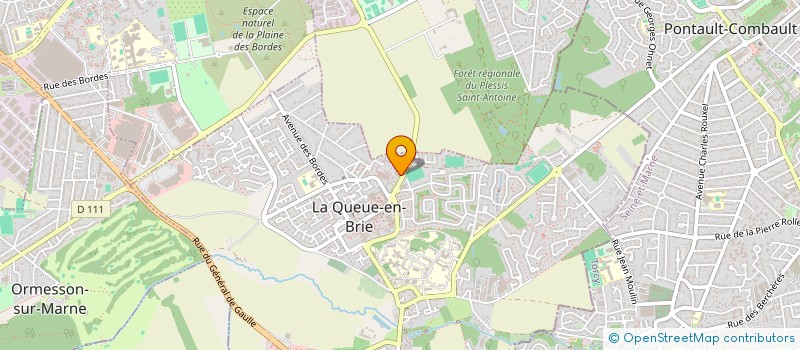 localisation de l'entreprise MONSIEUR DANIEL MERCIER à LA QUEUE-EN-BRIE
