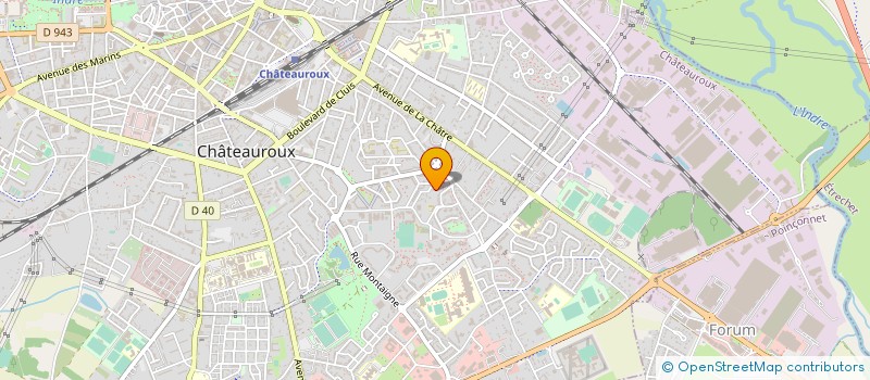 localisation de l'entreprise MONSIEUR DANIEL MERCIER à CHATEAUROUX