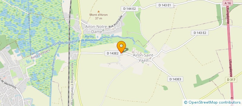 localisation de l'entreprise MONSIEUR DANIEL MERLOT  AIRON-SAINT-VAAST