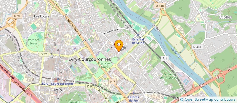 localisation de l'entreprise MONSIEUR DANIEL MERLUSCA  EVRY-COURCOURONNES