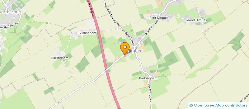 localisation de l'entreprise MONSIEUR DANIEL MESMACQUE  MORINGHEM