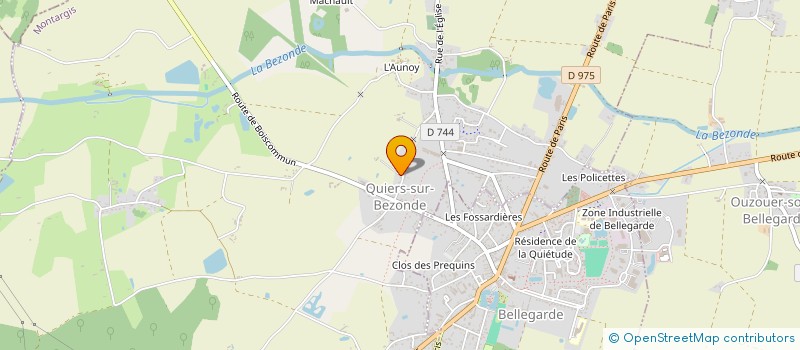 localisation de l'entreprise MONSIEUR DANIEL METIER  QUIERS-SUR-BEZONDE