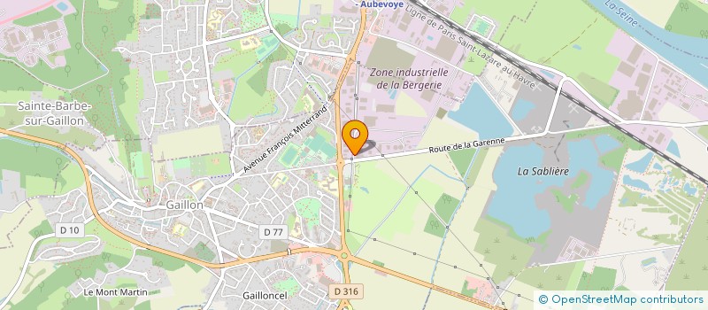 localisation de l'entreprise MONSIEUR DANIEL METTE à GAILLON