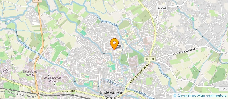 localisation de l'entreprise MONSIEUR DANIEL MEUNIER  L'ISLE-SUR-LA-SORGUE