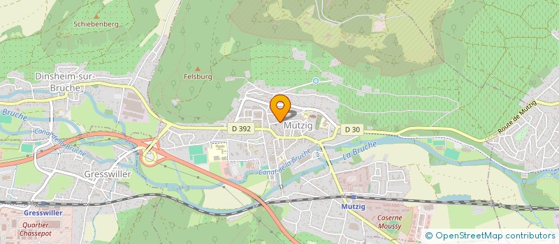 localisation de l'entreprise MONSIEUR DANIEL MEYER  DINSHEIM-SUR-BRUCHE