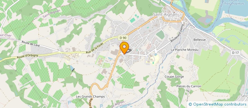 localisation de l'entreprise MONSIEUR DANIEL MIALDEA  SAINT-AIGNAN