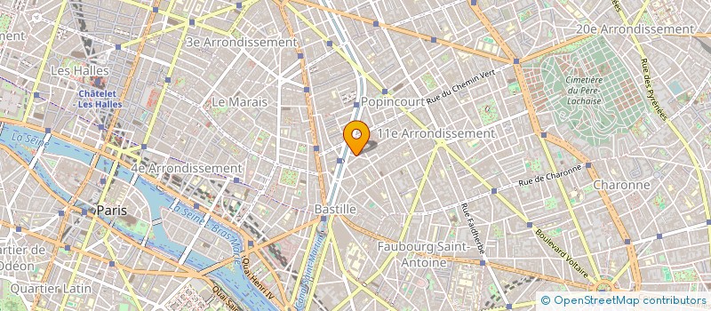 localisation de l'entreprise MONSIEUR DANIEL MICHAUD à PARIS