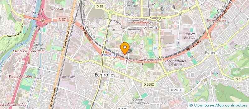 localisation de l'entreprise MONSIEUR DANIEL MICHEAL à ECHIROLLES