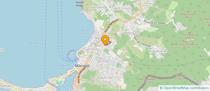 localisation de l'entreprise MONSIEUR DANIEL MICHEL  SAINT MARTIN