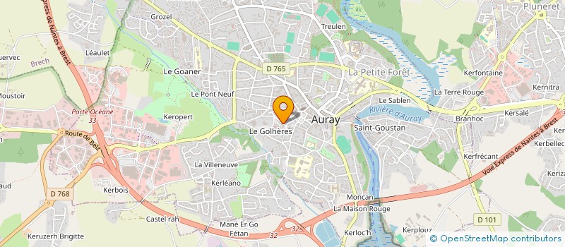 localisation de l'entreprise MONSIEUR DANIEL MICHEL à AURAY