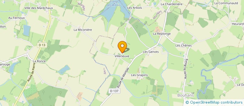 localisation de l'entreprise MONSIEUR DANIEL MICHELIN  BOUHANS