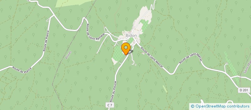 localisation de l'entreprise MONSIEUR DANIEL MICHELON  BIDON