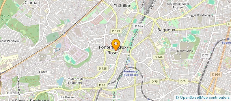 localisation de l'entreprise MONSIEUR DANIEL MIFUNDU VATUSOLWA  FONTENAY-AUX-ROSES