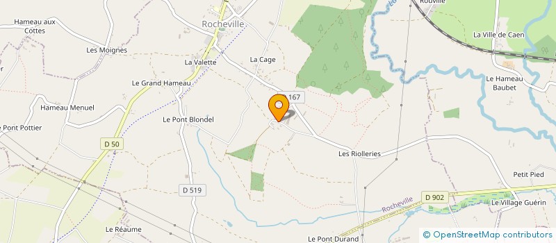 localisation de l'entreprise MONSIEUR DANIEL MIGNOT  ROCHEVILLE