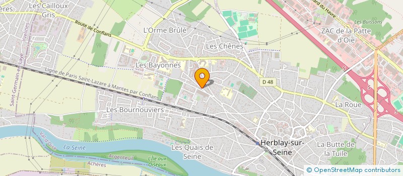 localisation de l'entreprise MONSIEUR DANIEL MIJS  HERBLAY-SUR-SEINE