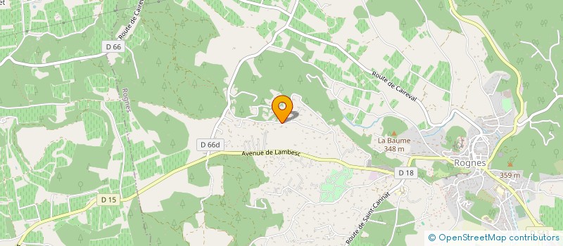 localisation de l'entreprise MONSIEUR DANIEL MILLA  ROGNES