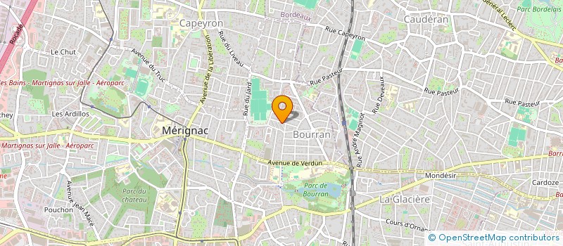 localisation de l'entreprise MONSIEUR DANIEL MINOIS  MERIGNAC