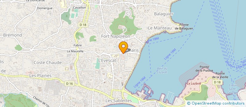 localisation de l'entreprise MONSIEUR DANIEL MIONET à LA SEYNE-SUR-MER