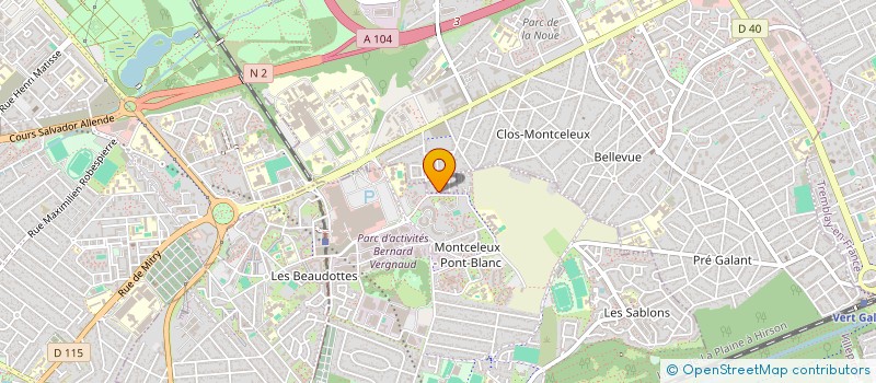localisation de l'entreprise MONSIEUR DANIEL MITAN à VILLEPINTE