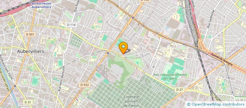 localisation de l'entreprise MONSIEUR DANIEL MODZELEWSKI  PANTIN