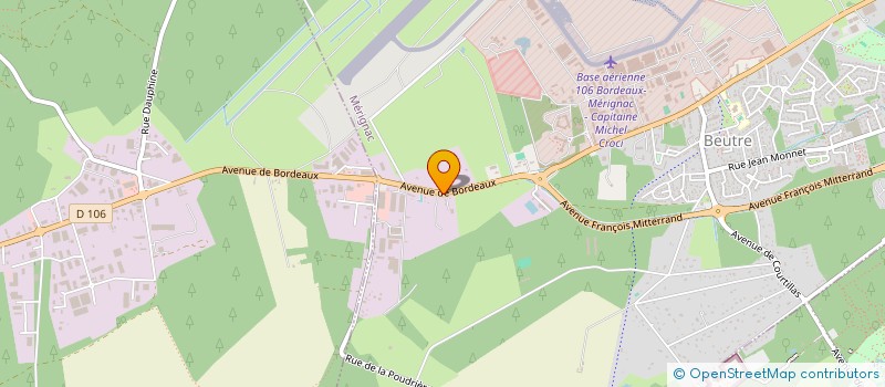 localisation de l'entreprise MONSIEUR DANIEL MOLDOVANU  MERIGNAC