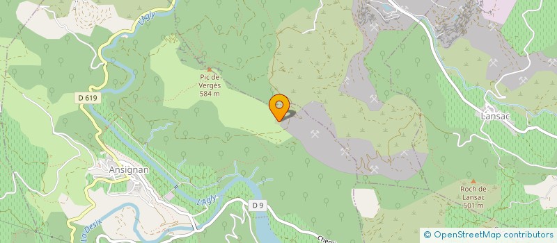 localisation de l'entreprise MONSIEUR DANIEL MOLES  ANSIGNAN