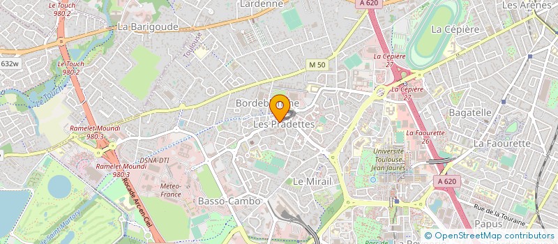 localisation de l'entreprise MONSIEUR DANIEL MONFERRAN à TOULOUSE