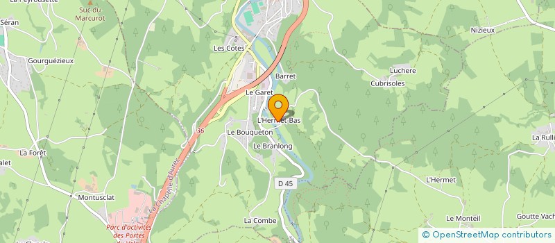 localisation de l'entreprise MONSIEUR DANIEL MONTAGNON  PONT-SALOMON