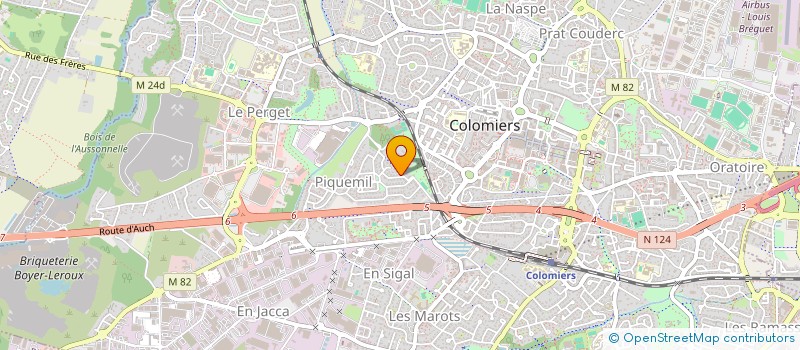 localisation de l'entreprise MONSIEUR DANIEL MONTEJO à COLOMIERS