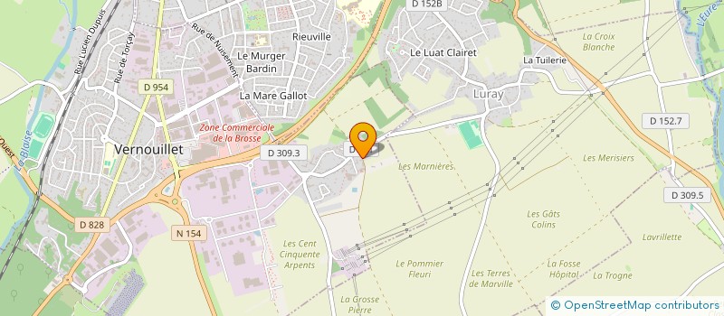 localisation de l'entreprise MONSIEUR DANIEL MONTIGNY à VERNOUILLET