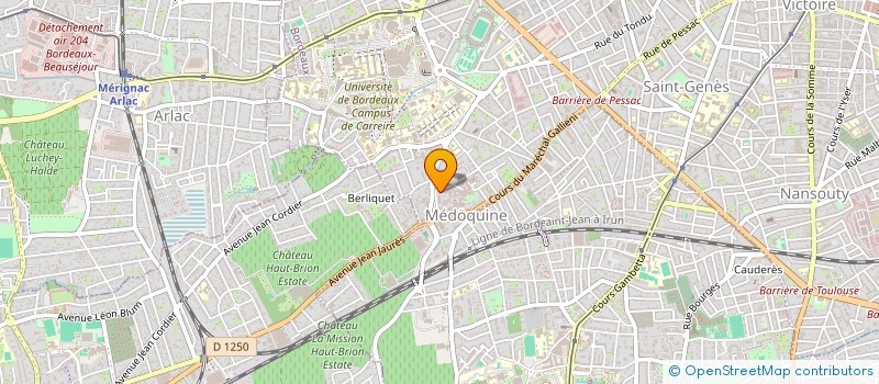 localisation de l'entreprise MONSIEUR DANIEL MORAIS  BORDEAUX