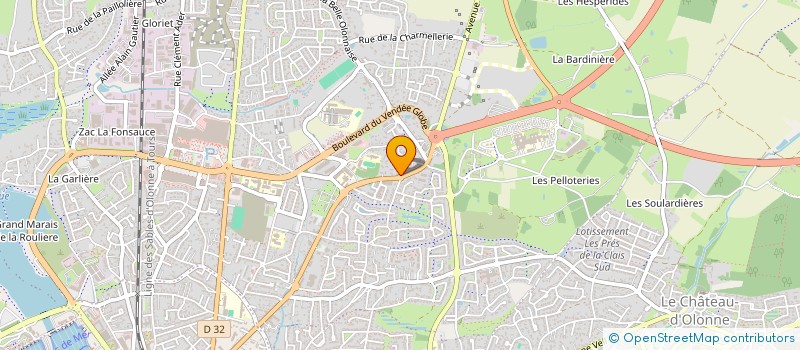 localisation de l'entreprise MONSIEUR DANIEL MOREAU à LES SABLES D'OLONNE