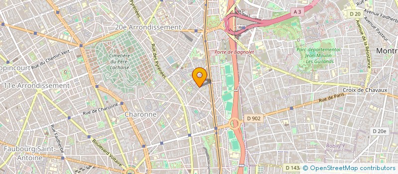 localisation de l'entreprise MONSIEUR DANIEL MOREL  PARIS