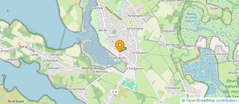 localisation de l'entreprise MONSIEUR DANIEL MORICE à SENE