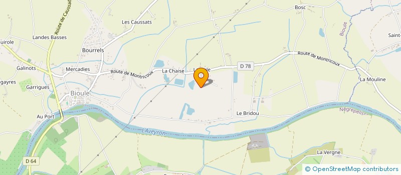 localisation de l'entreprise MONSIEUR DANIEL MORICEAU  BIOULE