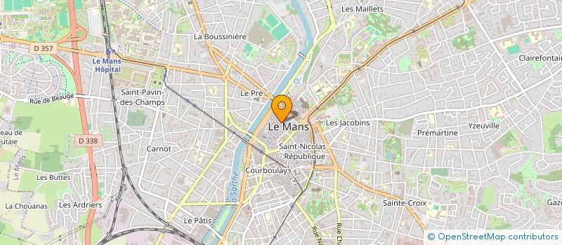 localisation de l'entreprise MONSIEUR DANIEL MORILLON à LE MANS