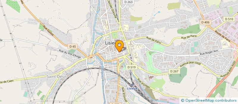 localisation de l'entreprise MONSIEUR DANIEL MORIN à LISIEUX