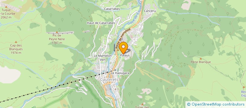 localisation de l'entreprise MONSIEUR DANIEL MORIN  CAUTERETS