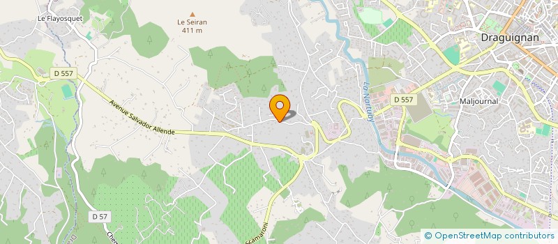 localisation de l'entreprise MONSIEUR DANIEL MORIN  DRAGUIGNAN