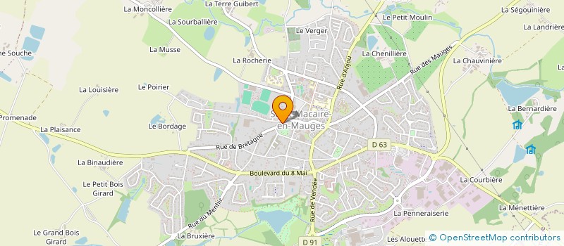 localisation de l'entreprise MONSIEUR DANIEL MORIN à SEVREMOINE